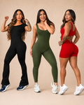 Pack 3 enterizos: bota campana, bota recta y corto
