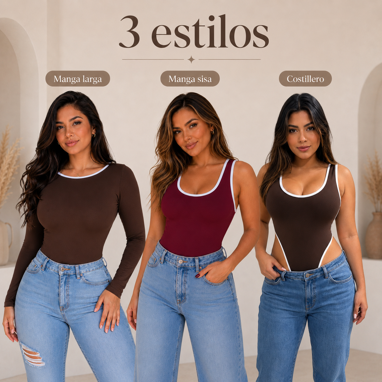 Pack de 3 bodys