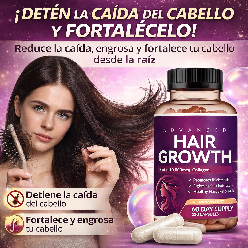 Hair Growth Suplemento para el crecimiento capilar avanzado