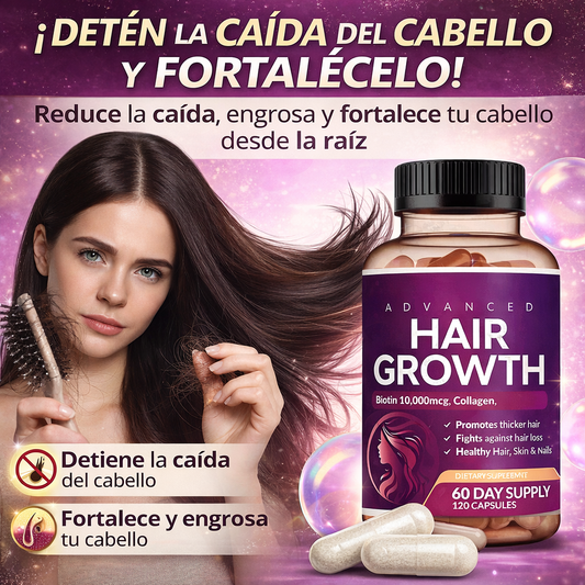 Hair Growth Suplemento para el crecimiento capilar avanzado