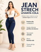 Jean strech levanta cola