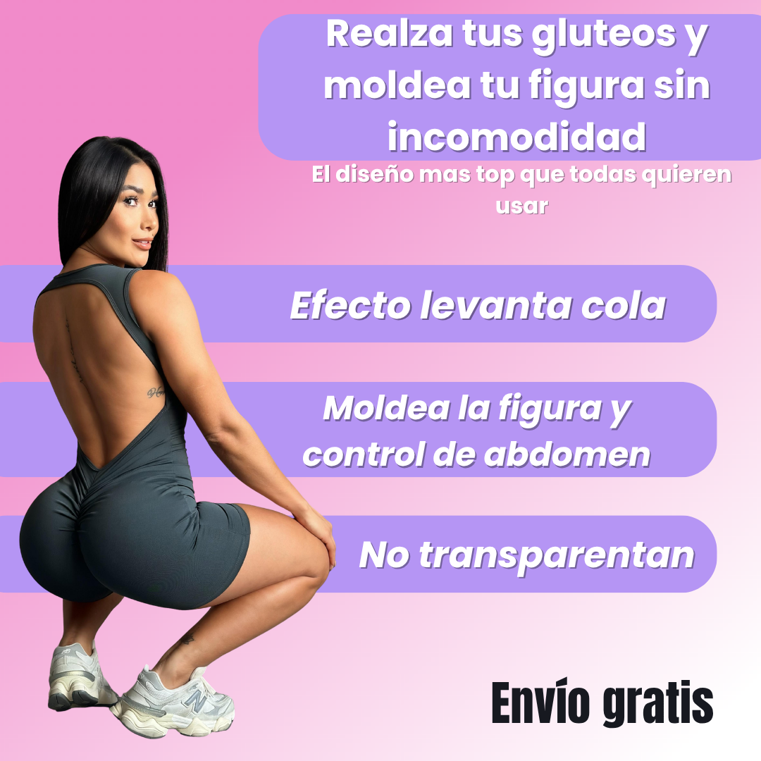 Enterizo short realce
