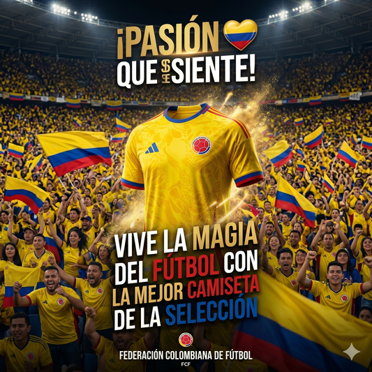 Camiseta selección Colombia 1.1 encauchetada