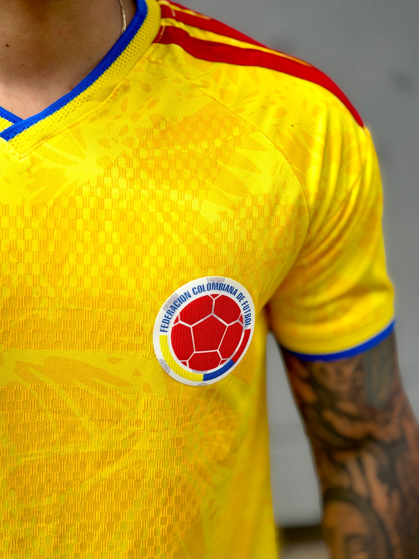 Camiseta selección Colombia 1.1 encauchetada