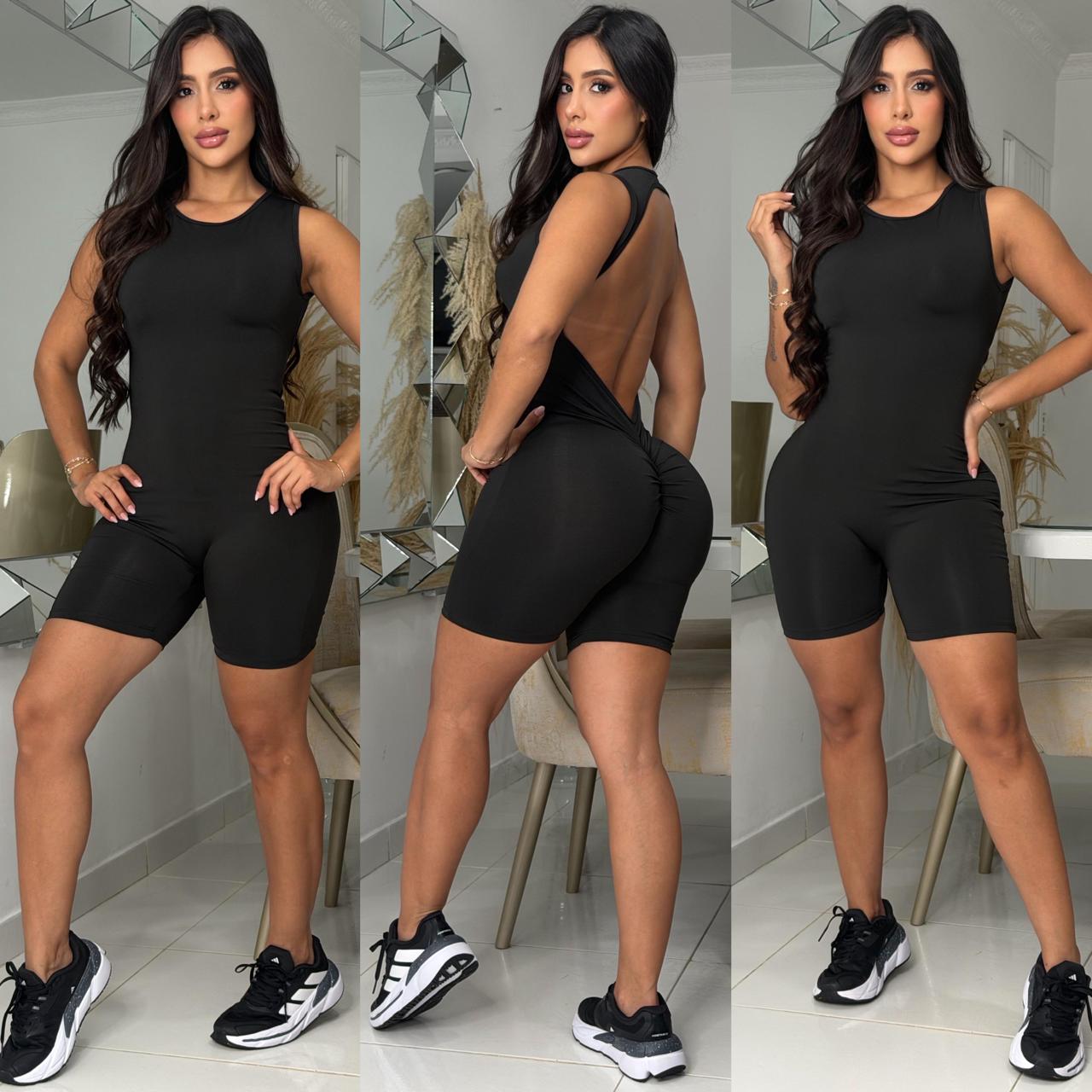 Enterizo short realce