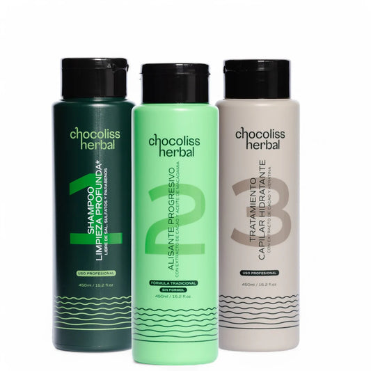 Kit alisante chocoliss herbal 450 ml
