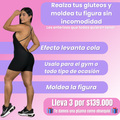 Enterizo deportivo con control abdomen y efecto push up